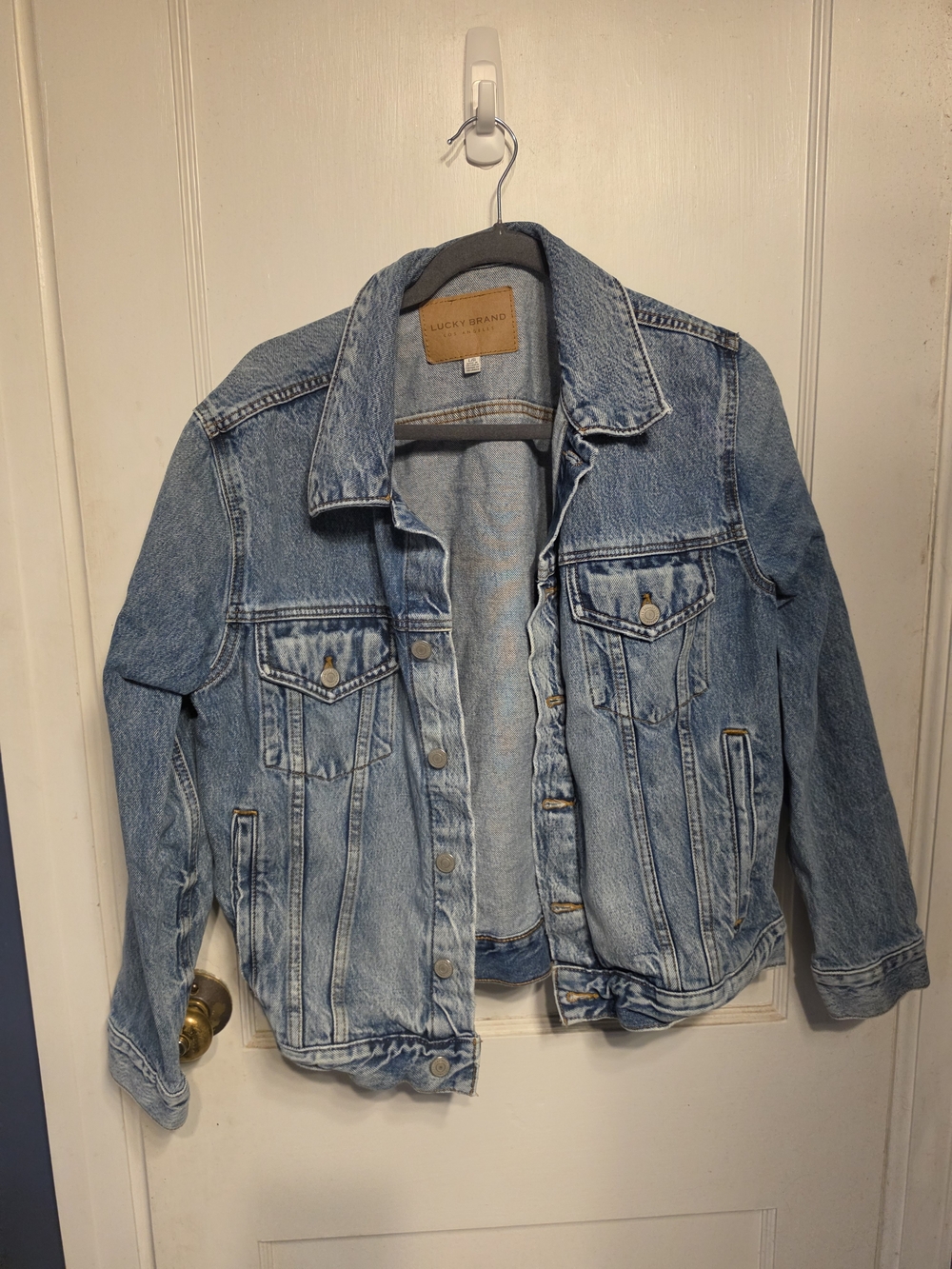 Lucky Brand Light Blue Denim Trucker Jacket